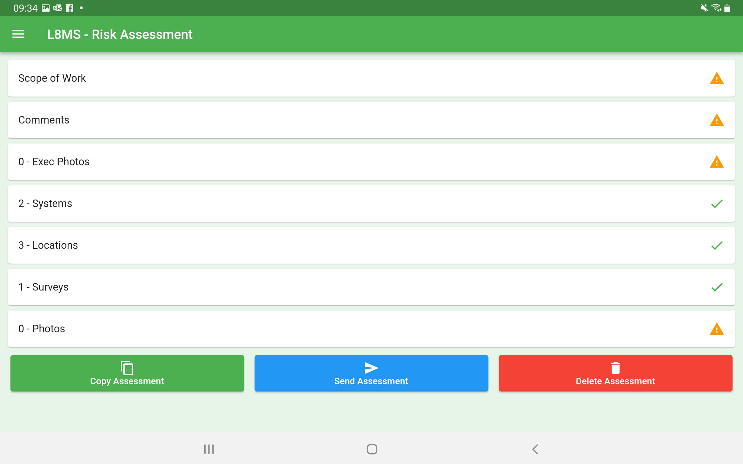 Mobile risk assessment overview